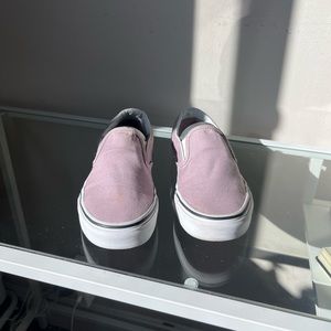 Vans Lavender Slip Ons